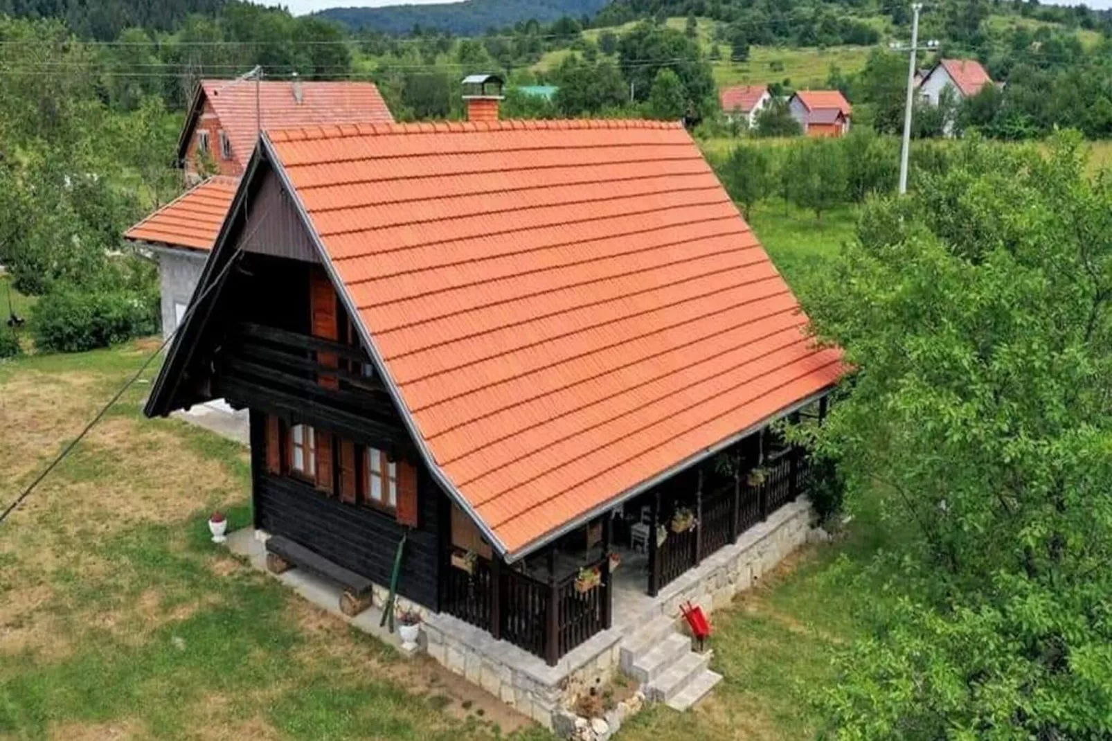 Tetina Kuća - Two Bedroom Holiday Home with Terrace-Outdoor