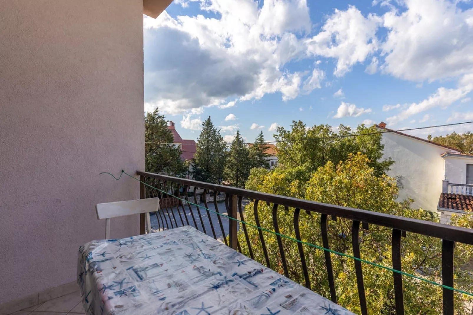 Apartments Ilija Njavro - Studio Apartment with Balcony (Apartment 1)-Terrace balcony