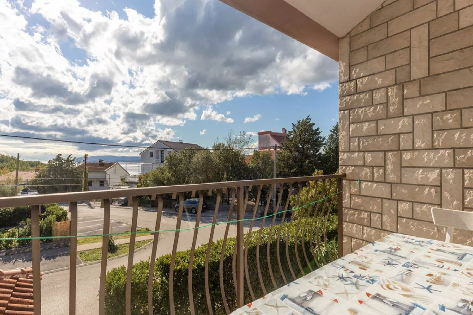 Apartments Ilija Njavro - One Bedroom Apartment with Balcony (Apartment 3)-Terrace balcony