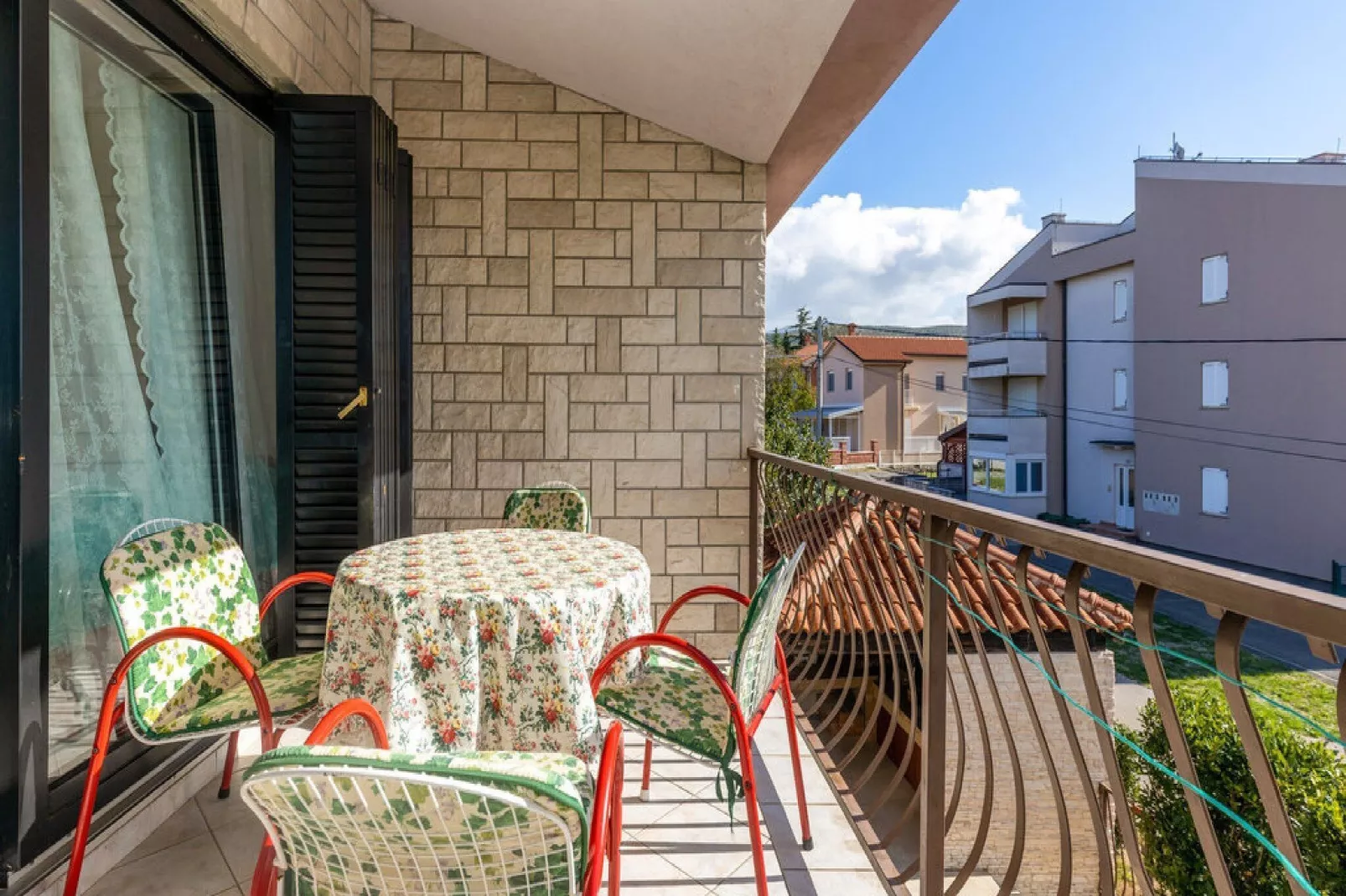 Apartments Ilija Njavro - Studio Apartment (Apartment 2)-Terrace balcony