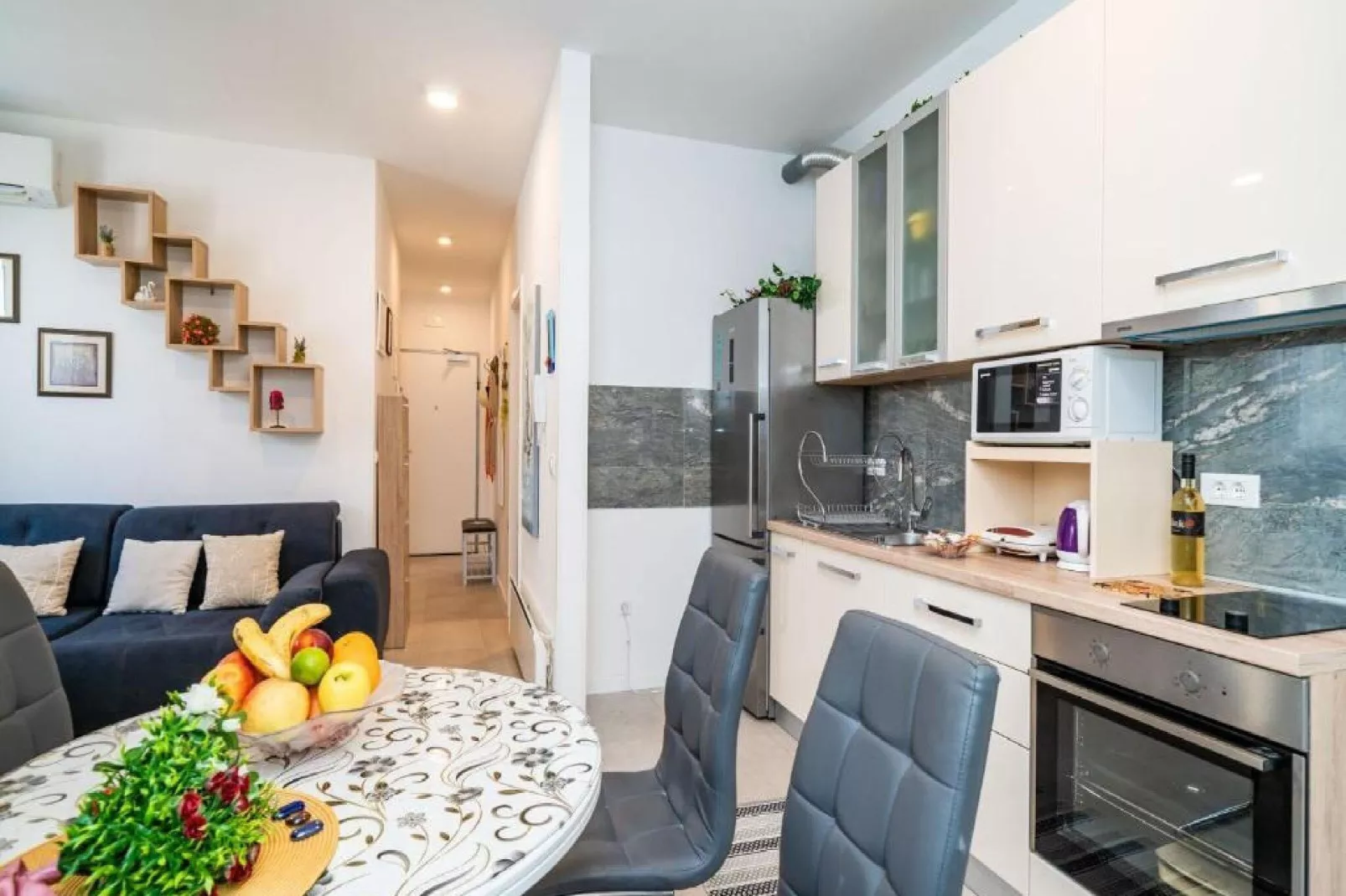 Apartment Anka - One Bedroom Apartment with Terrace-Küche