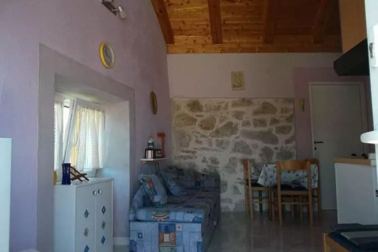 Apartments Sunce - One Bedroom Apartment with Sea View and Terrace (PLAVI)-Indoor