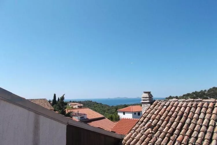 Apartments Sunce - One Bedroom Apartment with Sea View and Terrace (PLAVI)-View