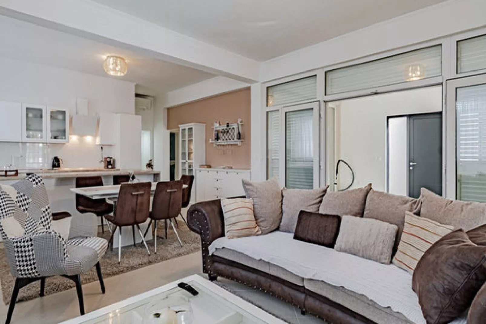 Villa Ponar - Two Bedroom Villa with Terrace and Swimming Pool-Salon