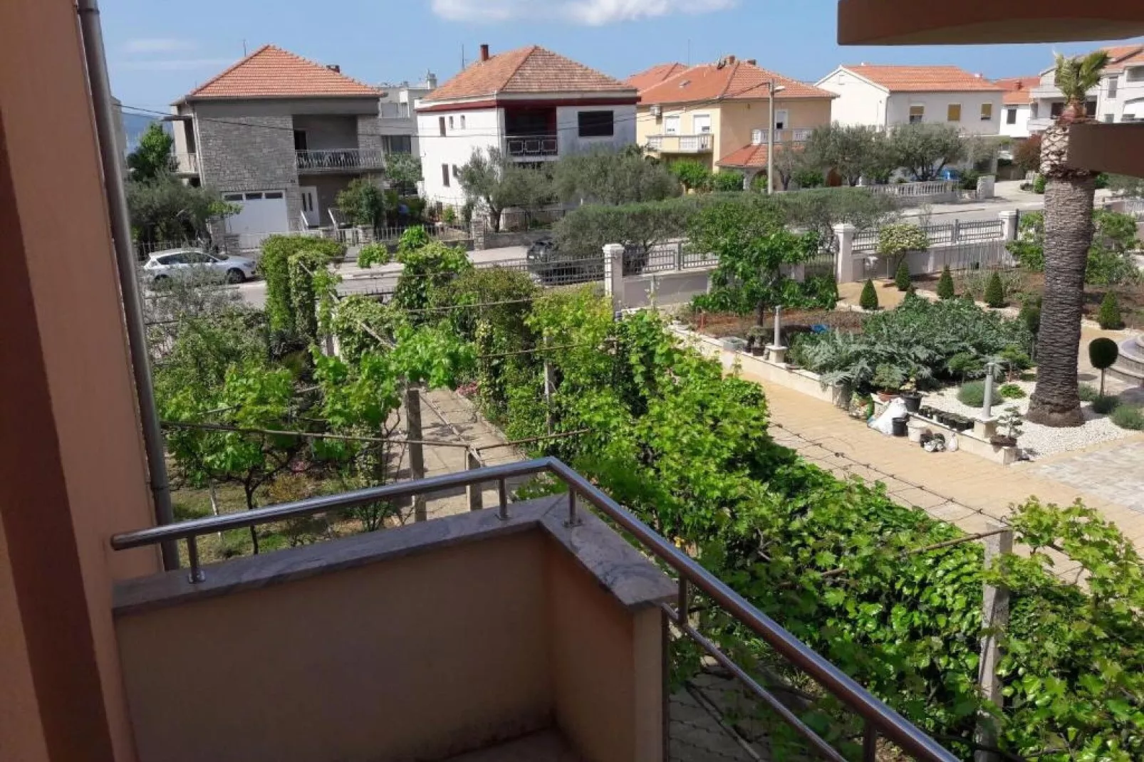 Apartments Amalia - Two Bedroom Apartment with Roofed Terrace (Amalia 2)-Terrassenbalkon
