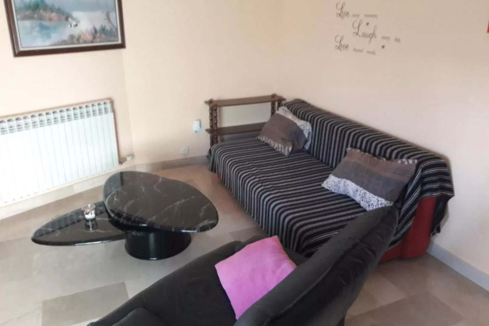 Apartments Kozino - One Bedroom Apartment with Terrace (Apartment 1)-Salon