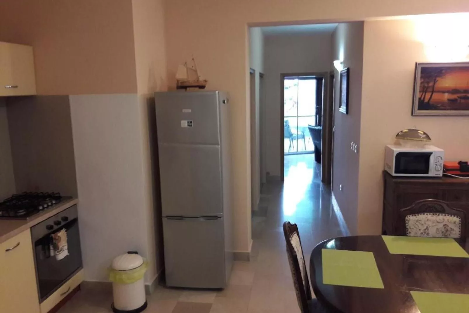 Apartments Kozino - One Bedroom Apartment with Terrace (Apartment 1)-Cuisine