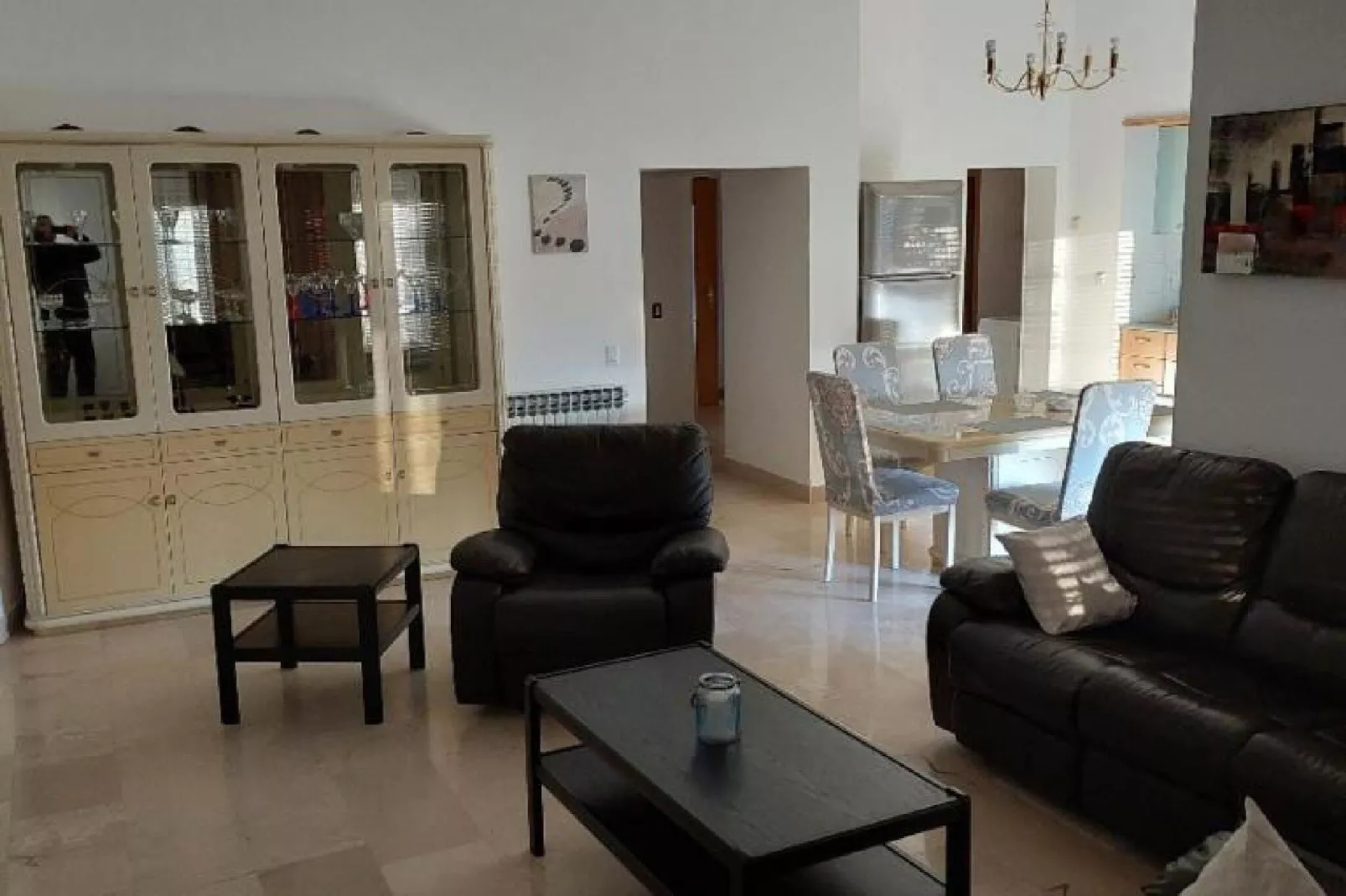 Apartments Kozino - Three Bedroom Apartment with Terrace and Sea View (Apartment 3)-Wohnzimmer