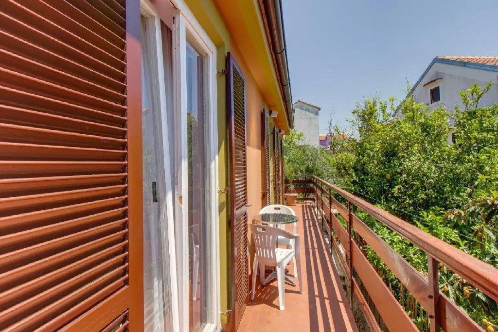 Apartment Blamax - Three Bedroom Apartment with Terrace and Sea View-Terrace balcony