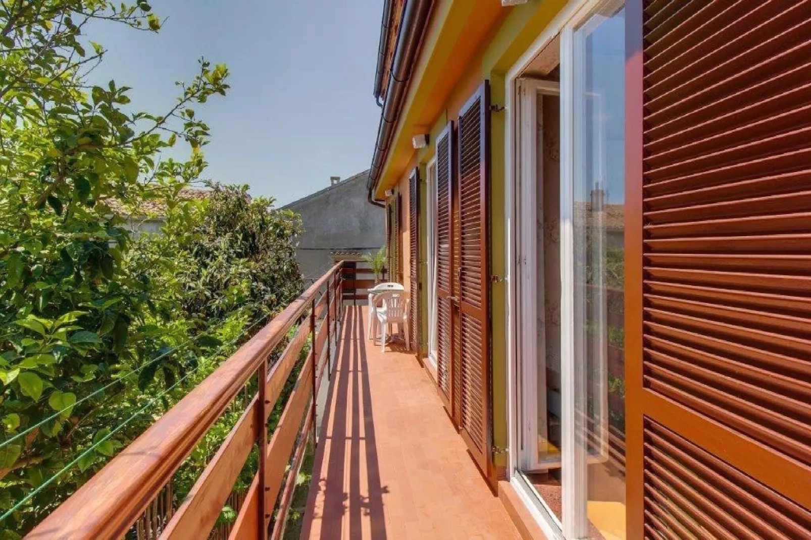 Apartment Blamax - Three Bedroom Apartment with Terrace and Sea View-Terrace balcony