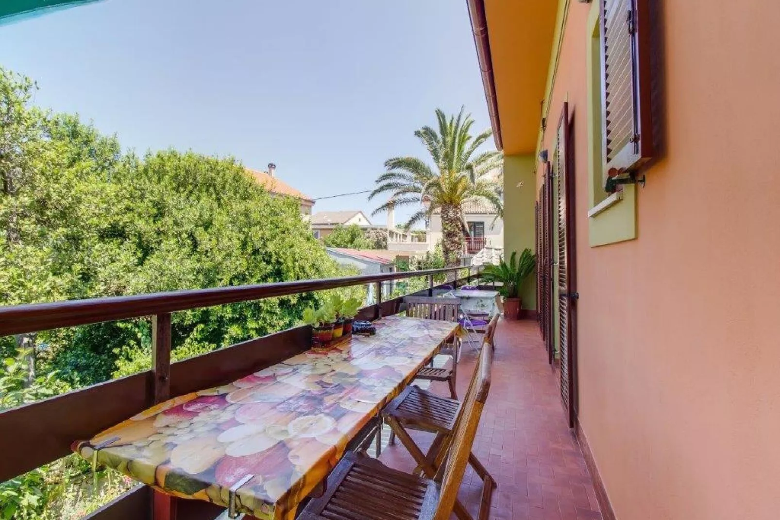 Apartment Blamax - Three Bedroom Apartment with Terrace and Sea View-Terrace balcony