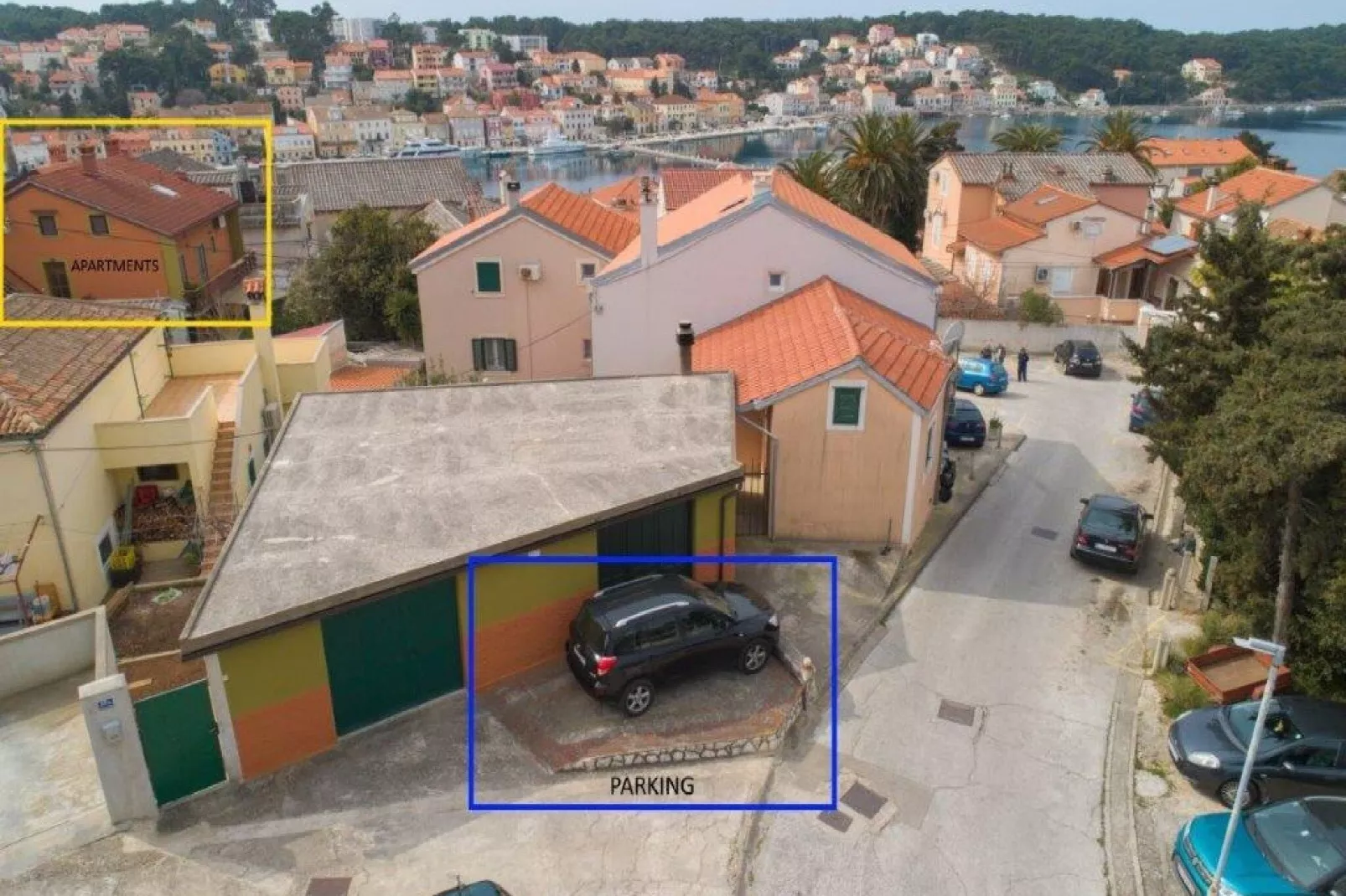 Apartment Blamax - Three Bedroom Apartment with Terrace and Sea View-Parking
