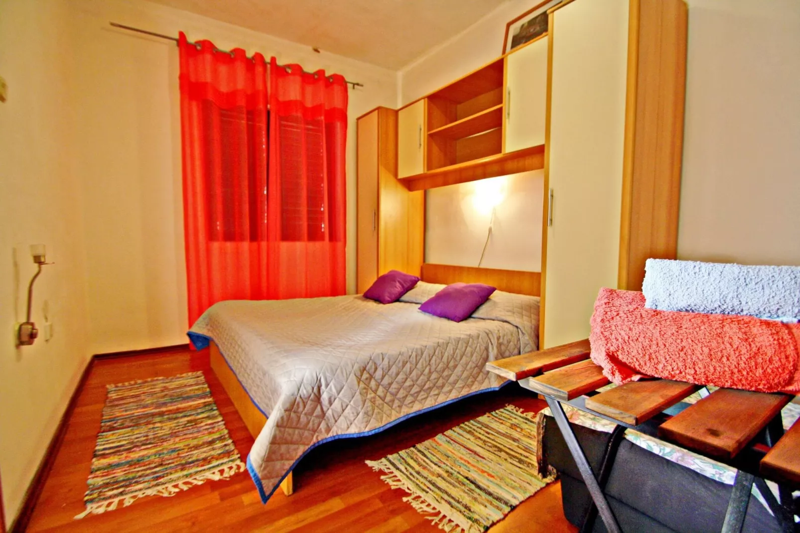 Apartments Sunset - Two Bedroom Apartment with Terrace and Sea View ( Gornji )-Chambre