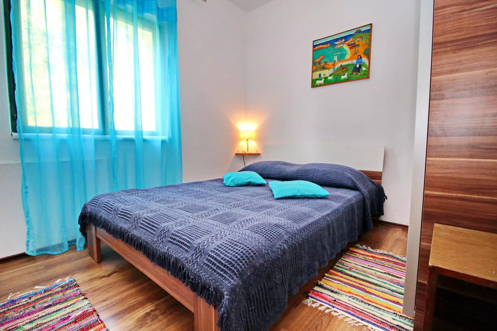Apartments Sunset - Two Bedroom Apartment with Terrace and Sea View ( Gornji )-Chambre