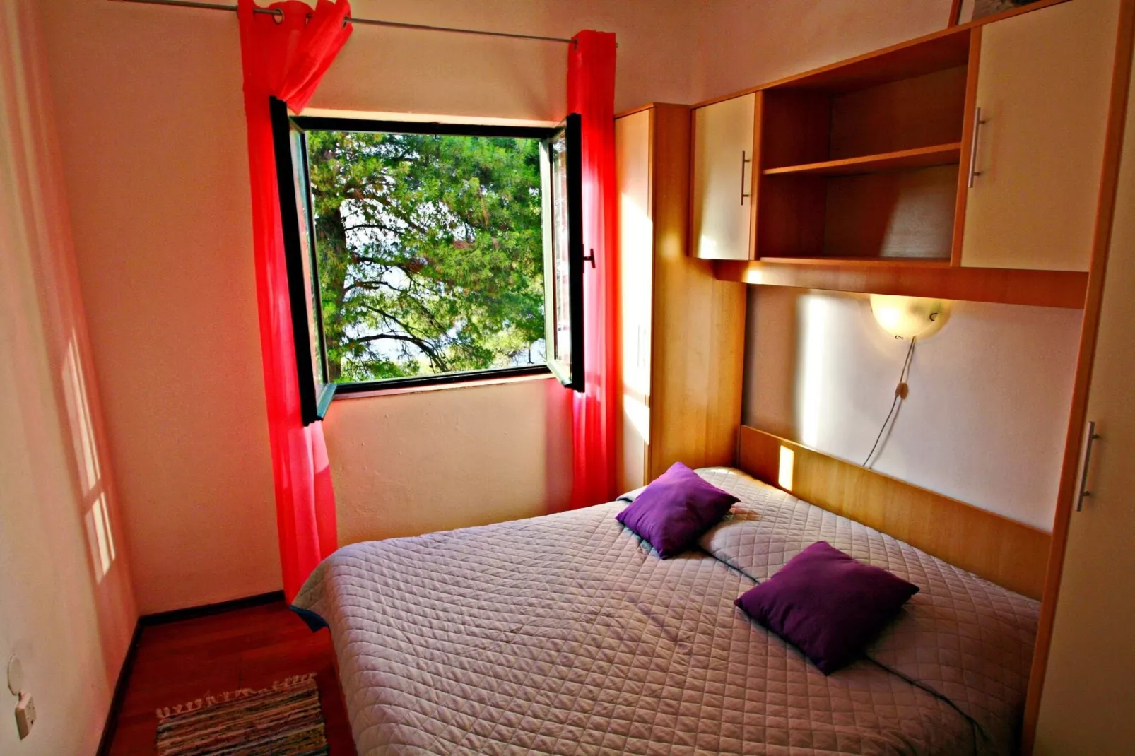 Apartments Sunset - Two Bedroom Apartment with Terrace and Sea View ( Gornji )-Chambre