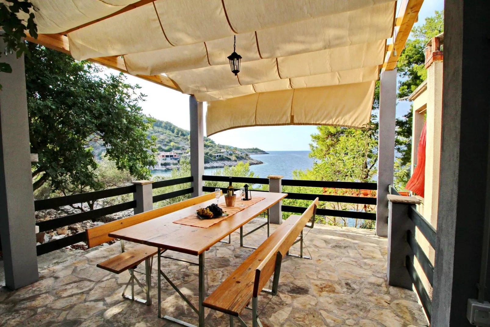 Apartments Sunset - Two Bedroom Apartment with Terrace and Sea View ( Gornji )-Terrasse