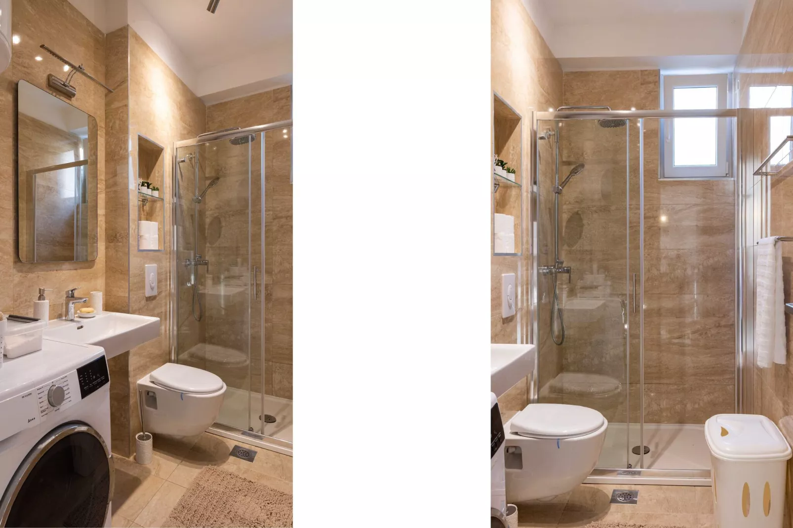 Apartment Why Not - Two Bedroom Apartment with Balcony-Badezimmer