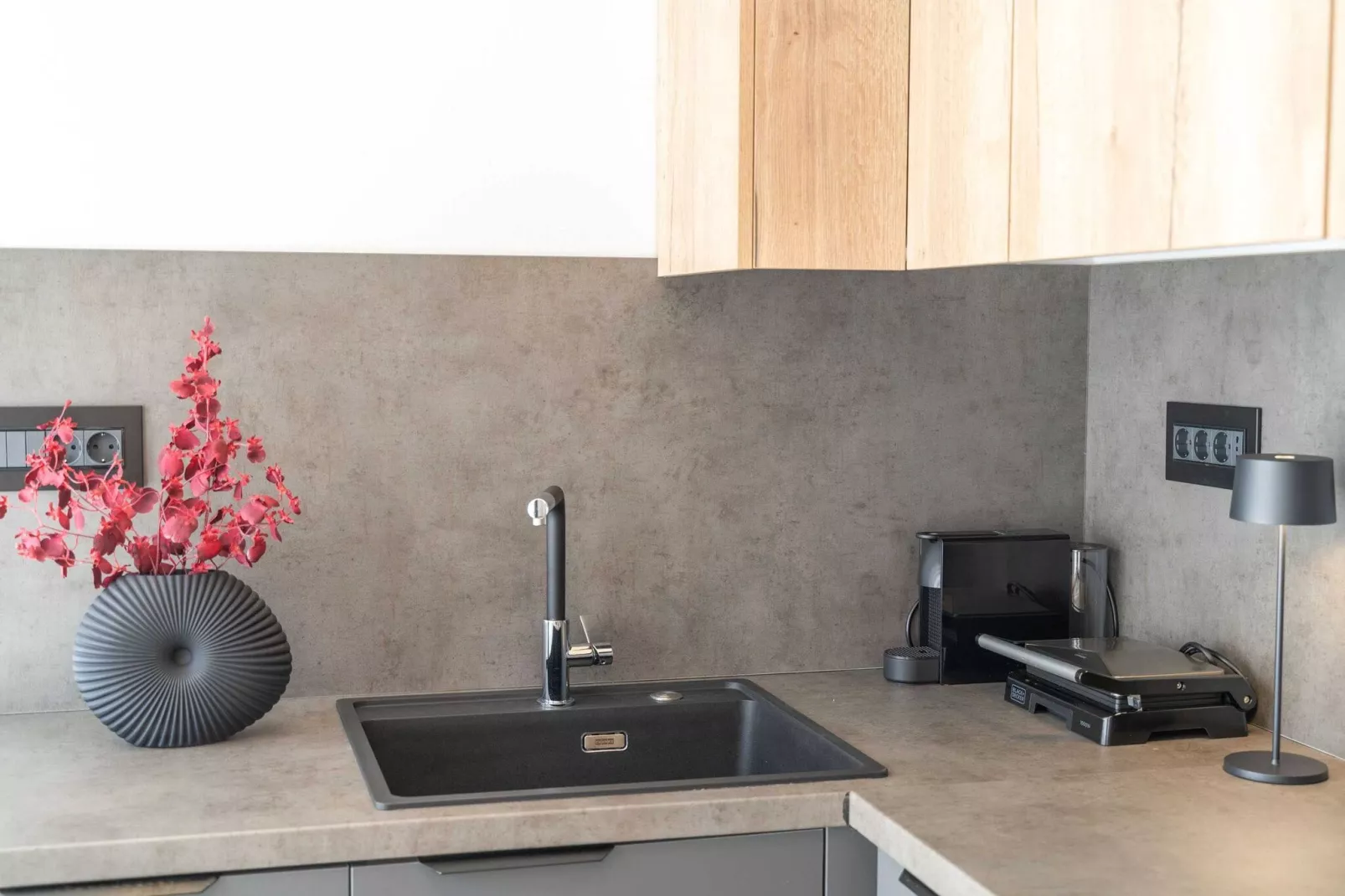 Apartments Villa Royale - Luxury One Bedroom Apartment with Terrace - 5-Küche
