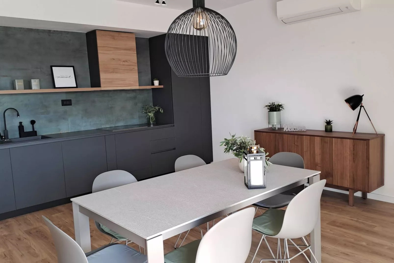 Apartments aMare - Three Bedroom Apartment with Balcony and Sea View - 2-Kitchen