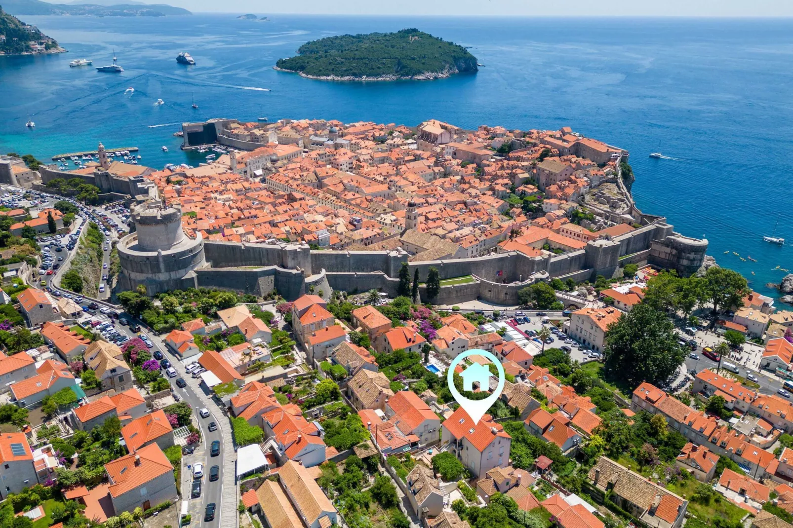 Dubrovnik Fantasy Apartments - Studio with Sea and city view - 1-Outdoor
