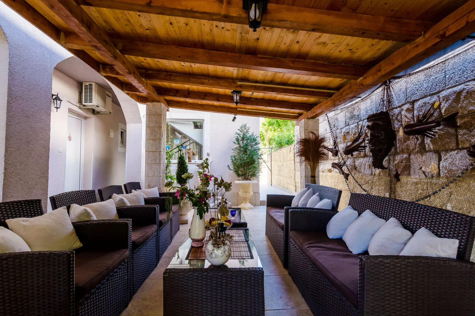 Apartments Villa Aura - Duplex studio with Balcony and shared swimming pool-Terrace