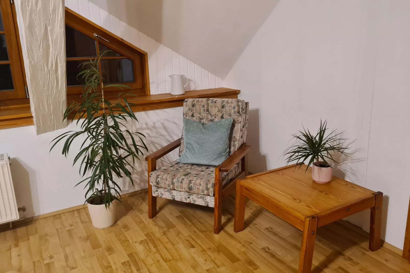 Schöne Wohnung im reetgedachten Bauernhaus-Salon