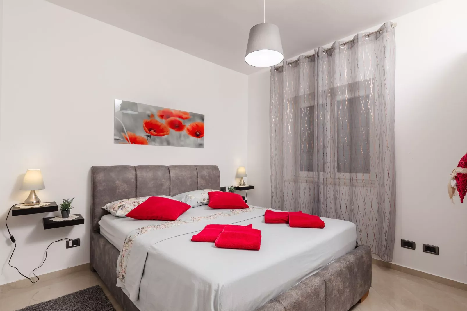 Stuck in the Moment Apartment - One Bedroom Apartment with Terrace and Sea View (A2+1)-Bedroom