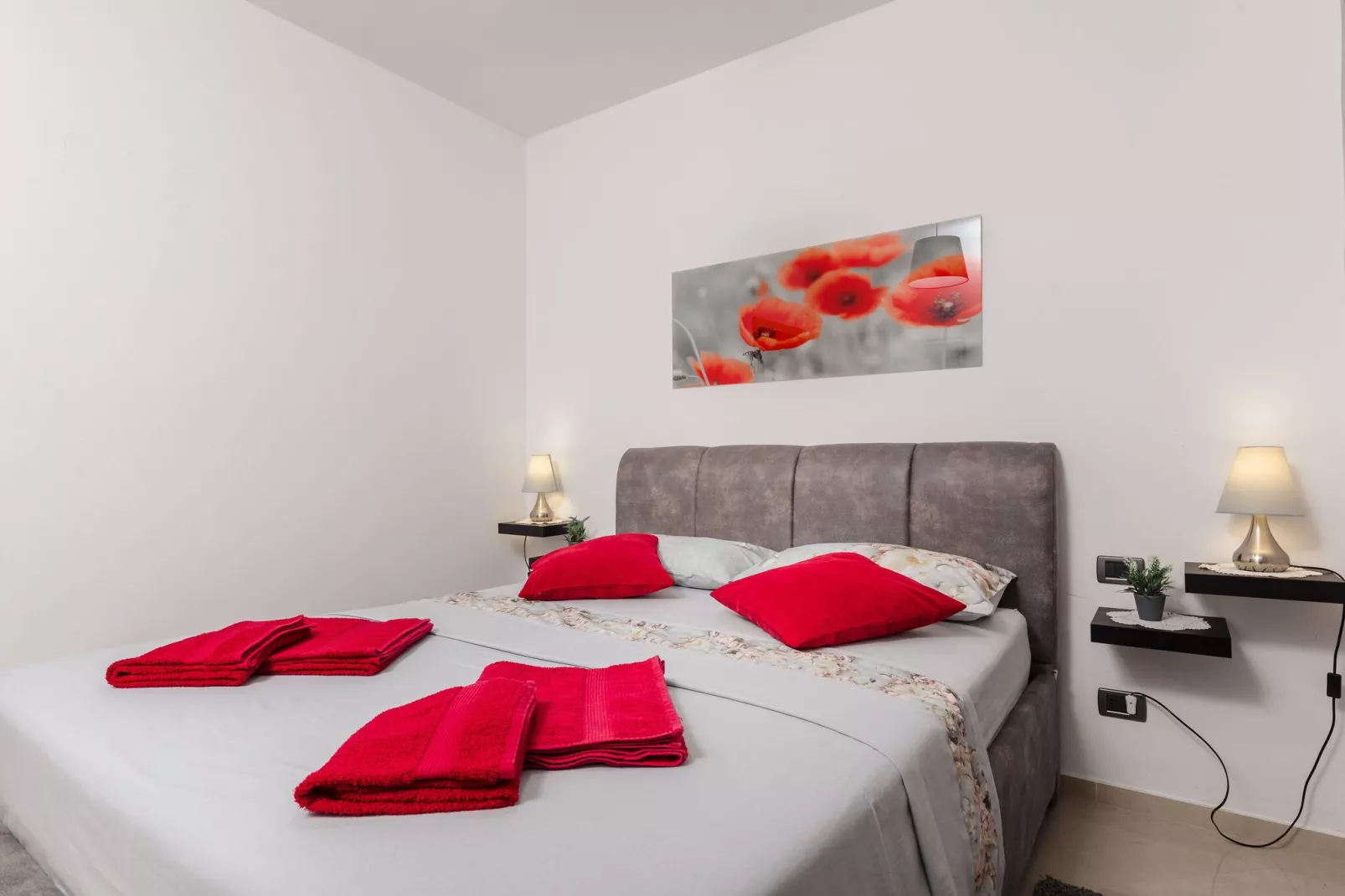 Stuck in the Moment Apartment - One Bedroom Apartment with Terrace and Sea View (A2+1)-Bedroom