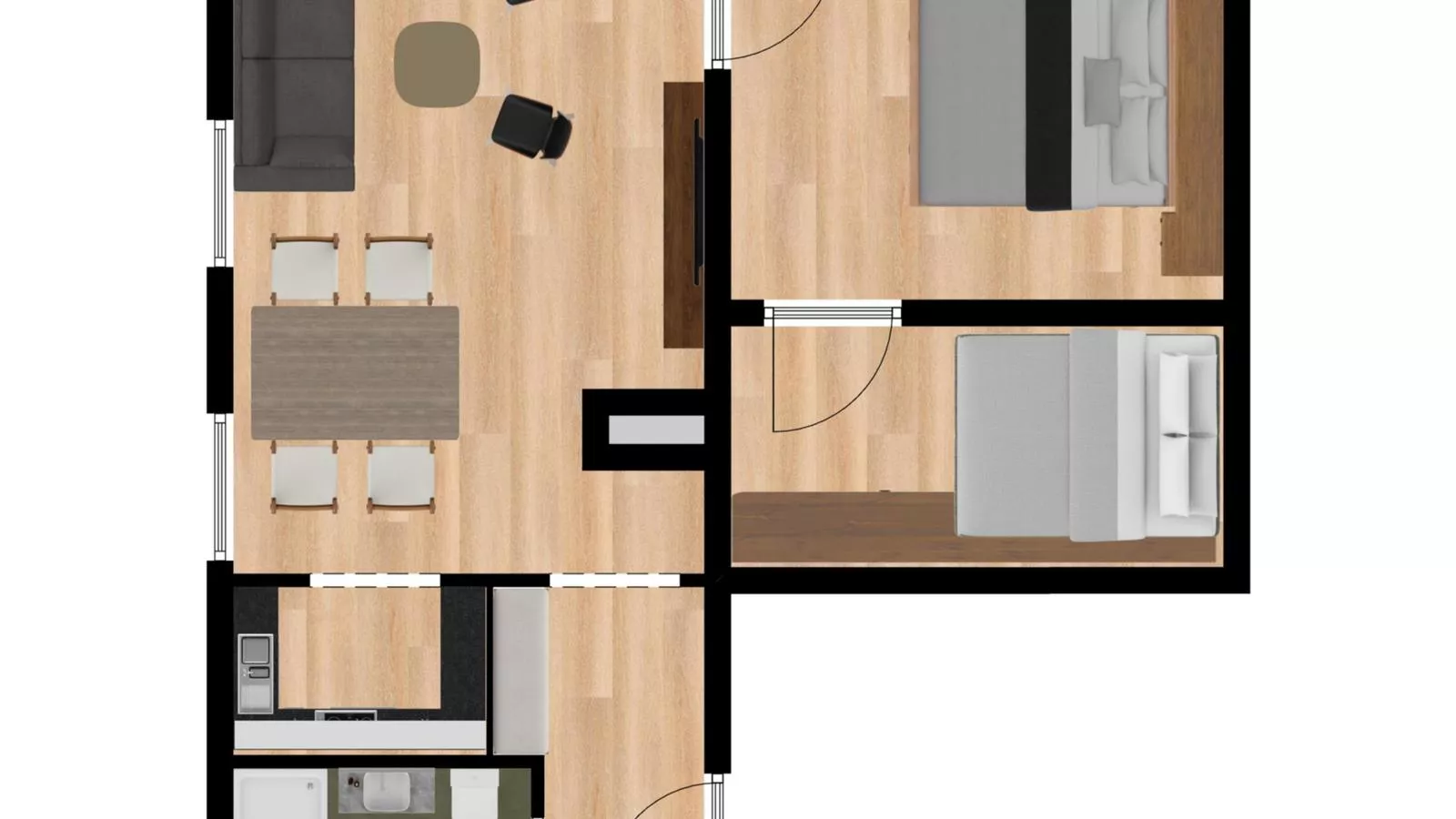 Villa Felding top 1-Floor plan