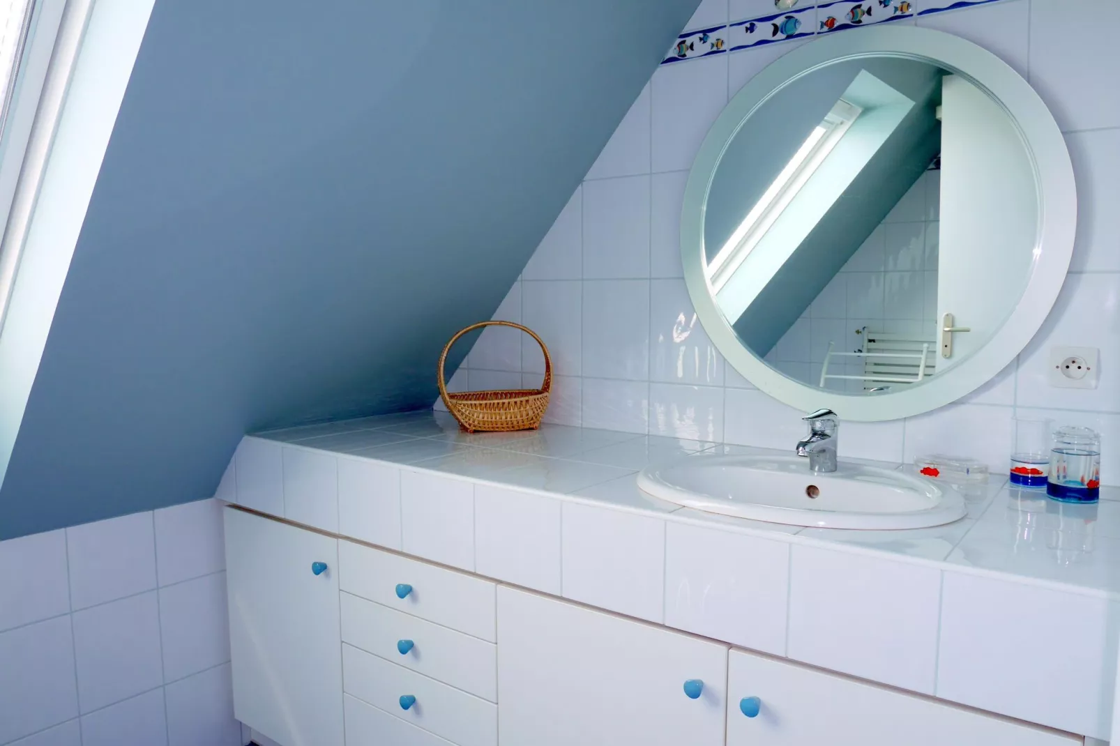 Ferienhaus Plounéour-Brignogan-Plages-Badezimmer