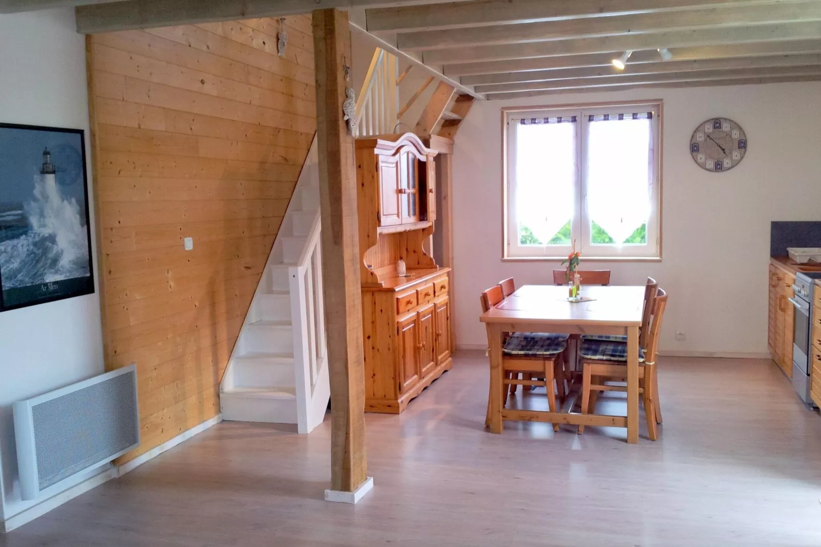 Ferienhaus in unmittelbarer Strandnähe Cléder-Esszimmer