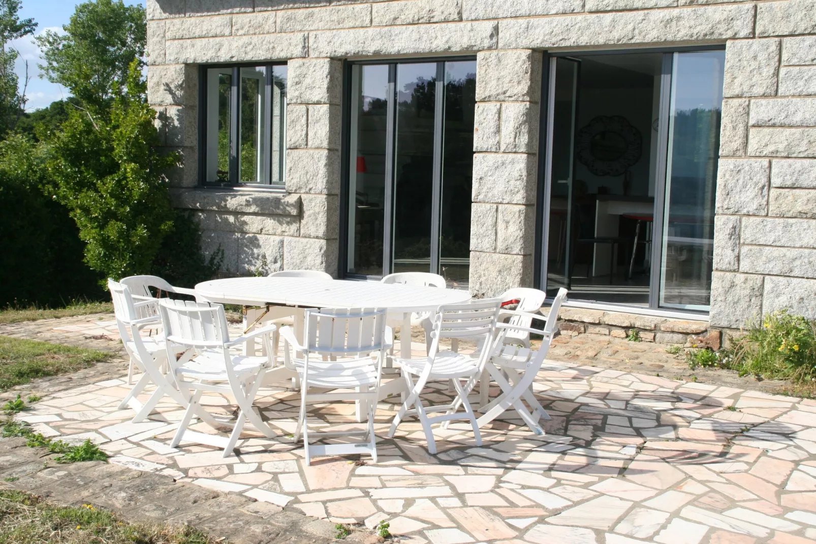 Ferienhaus in Nevez-Terrassenbalkon