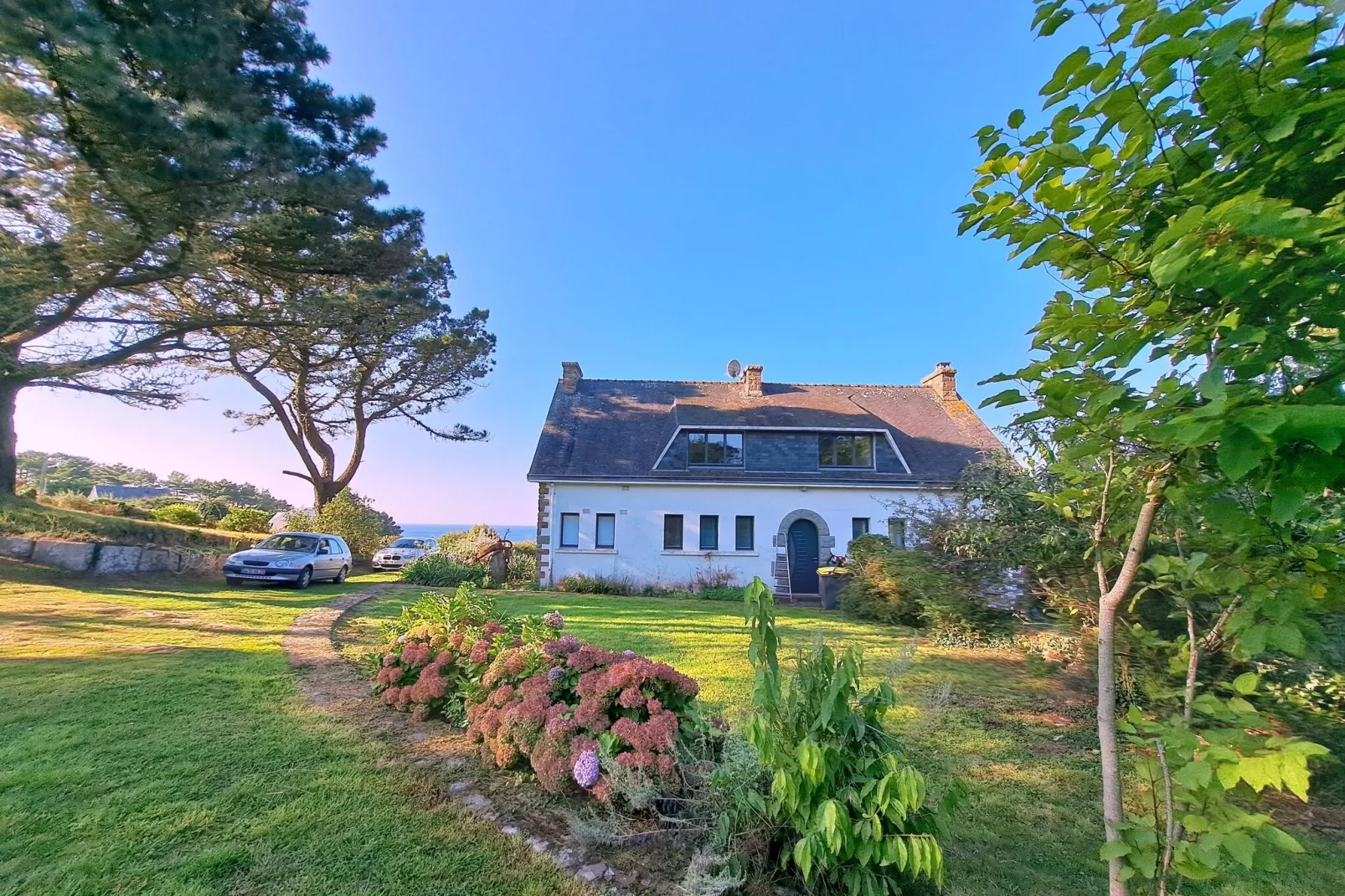 Ferienhaus in Nevez-Außenbereich Sommer