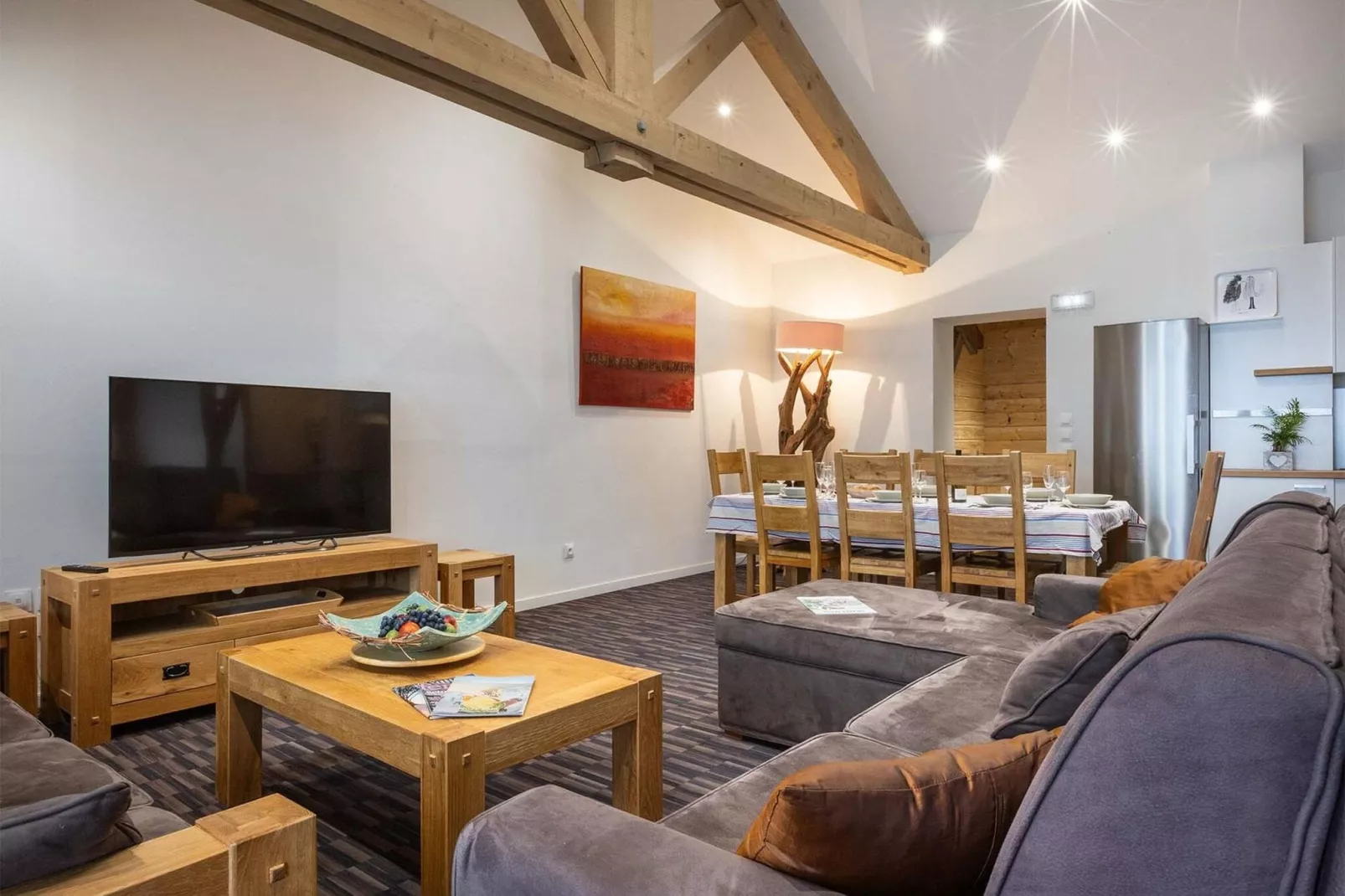 Chalets Les Amis 3-Living room