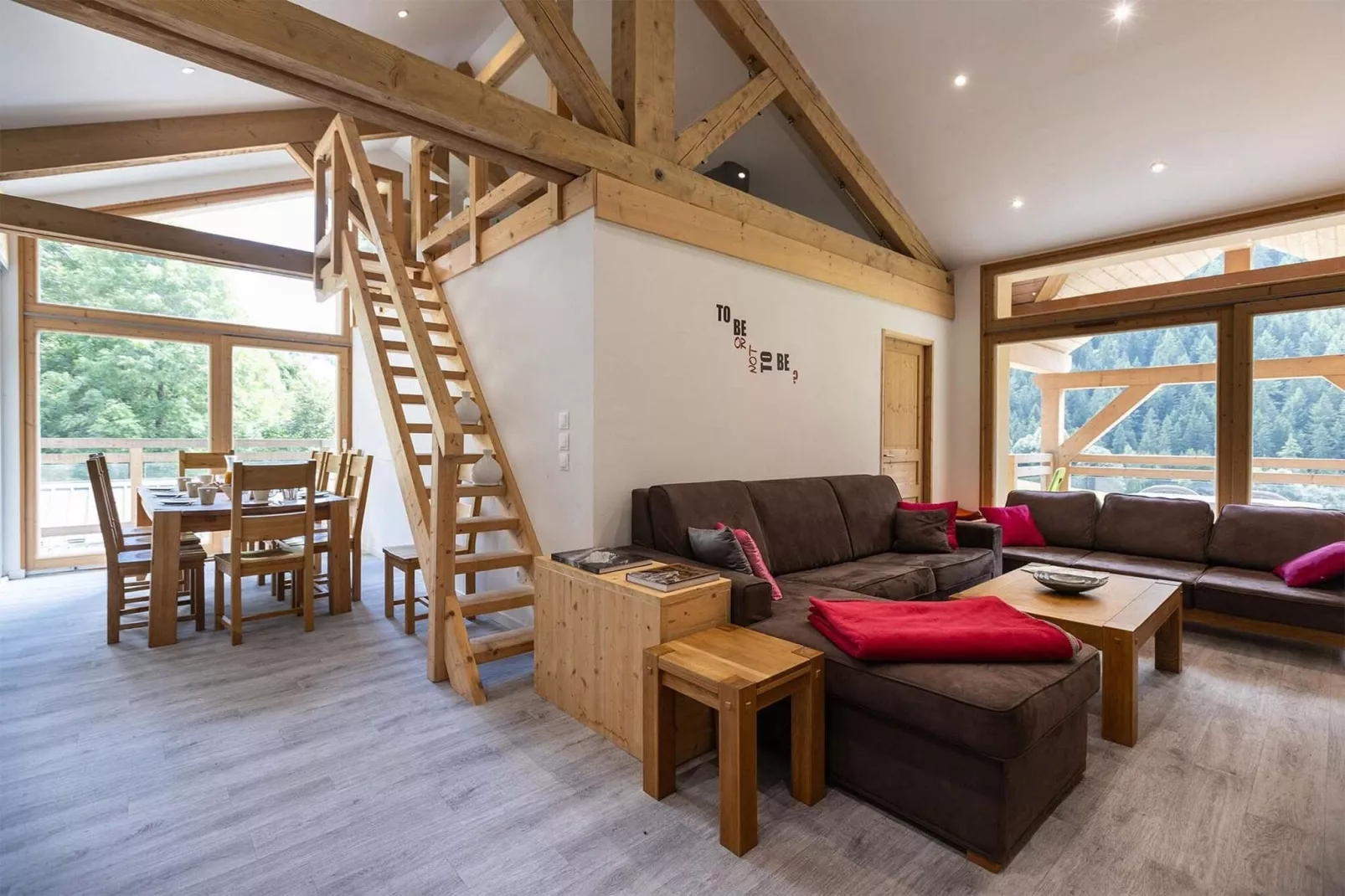 Chalets Les Amis 4-Living room