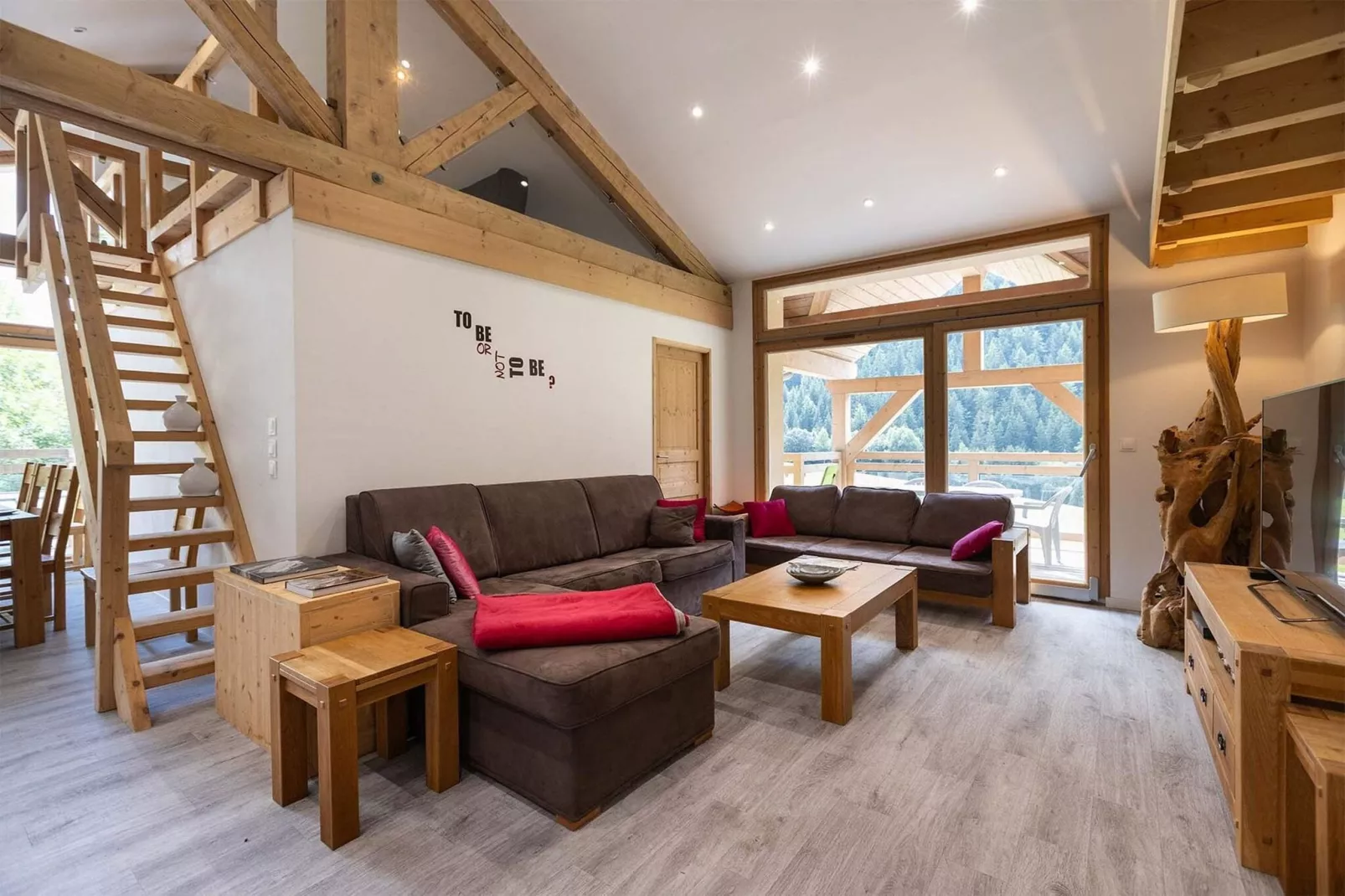 Chalets Les Amis 4-Living room