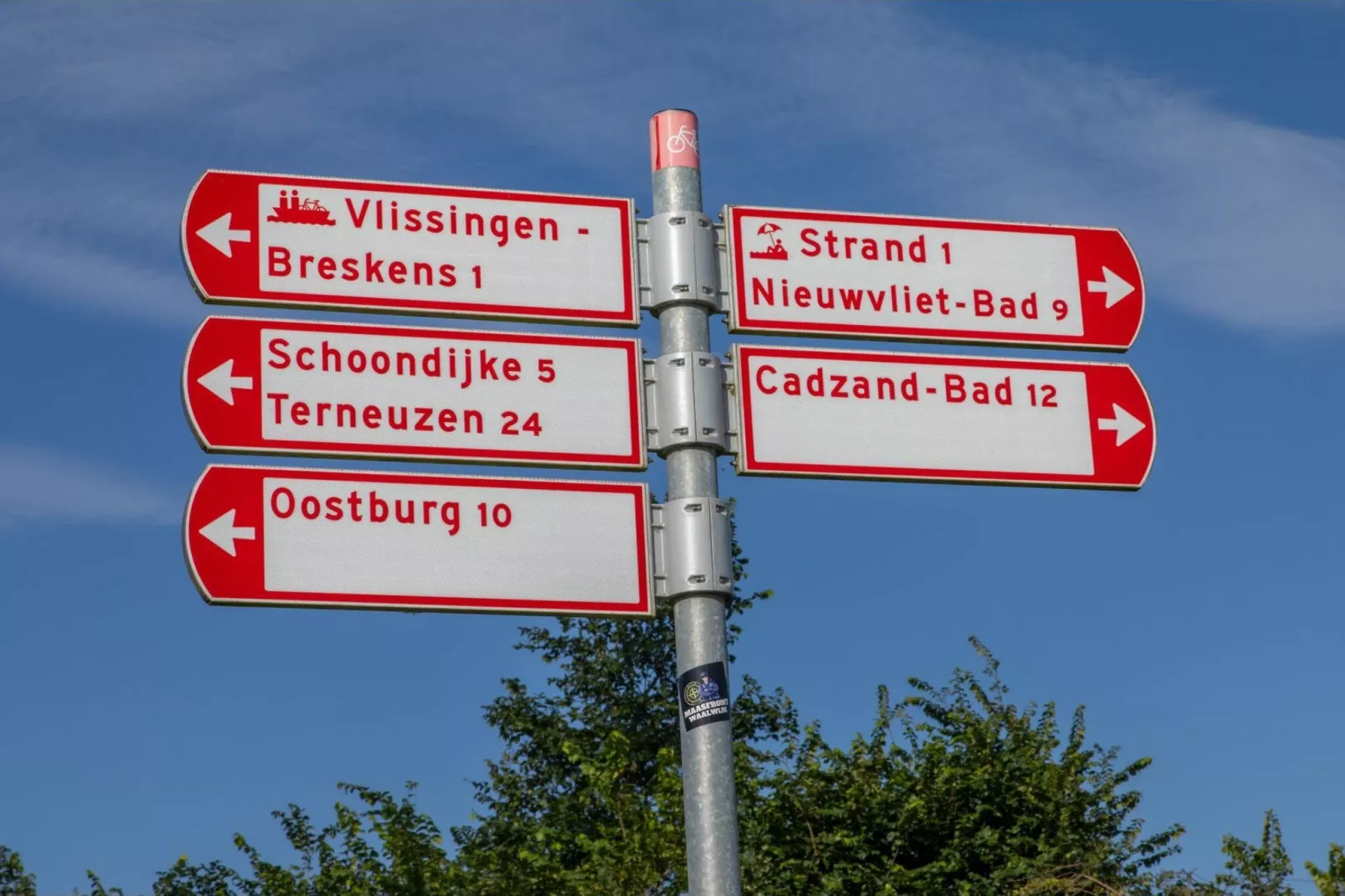 Strandhuis Schoneveld-Areas summer 5km