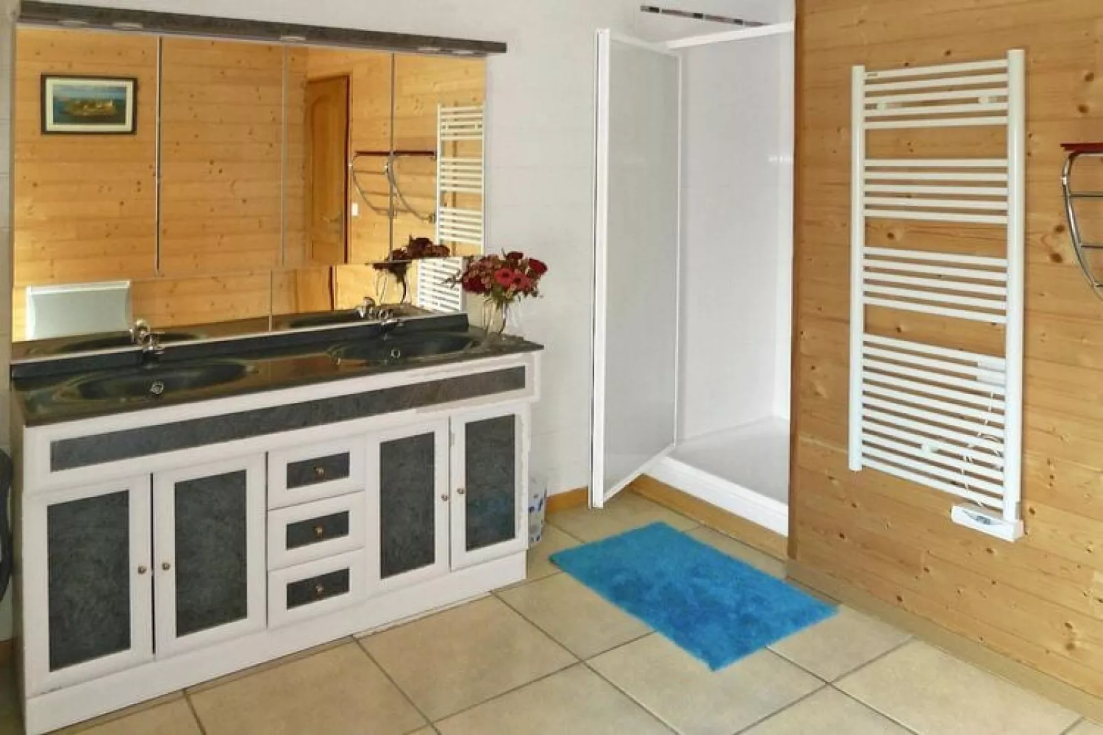 Ferienhaus mit teils Meerblick Cléder-Badezimmer