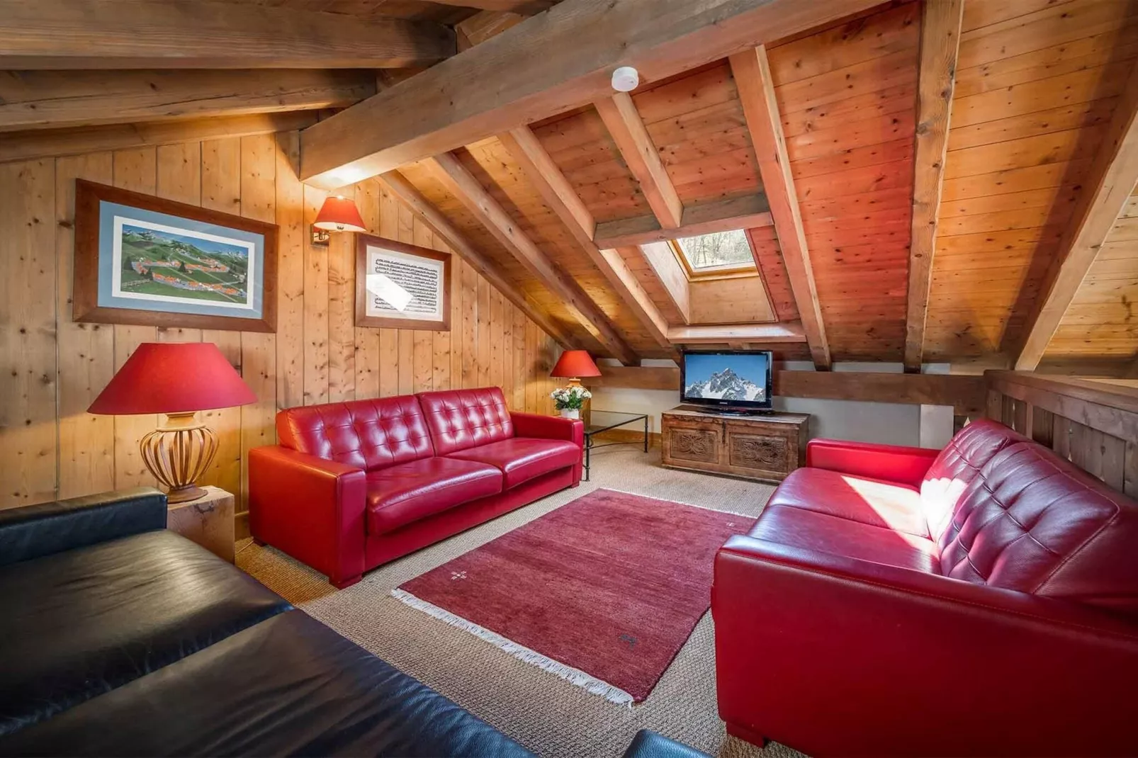 Chalet Mariefleur-Living room