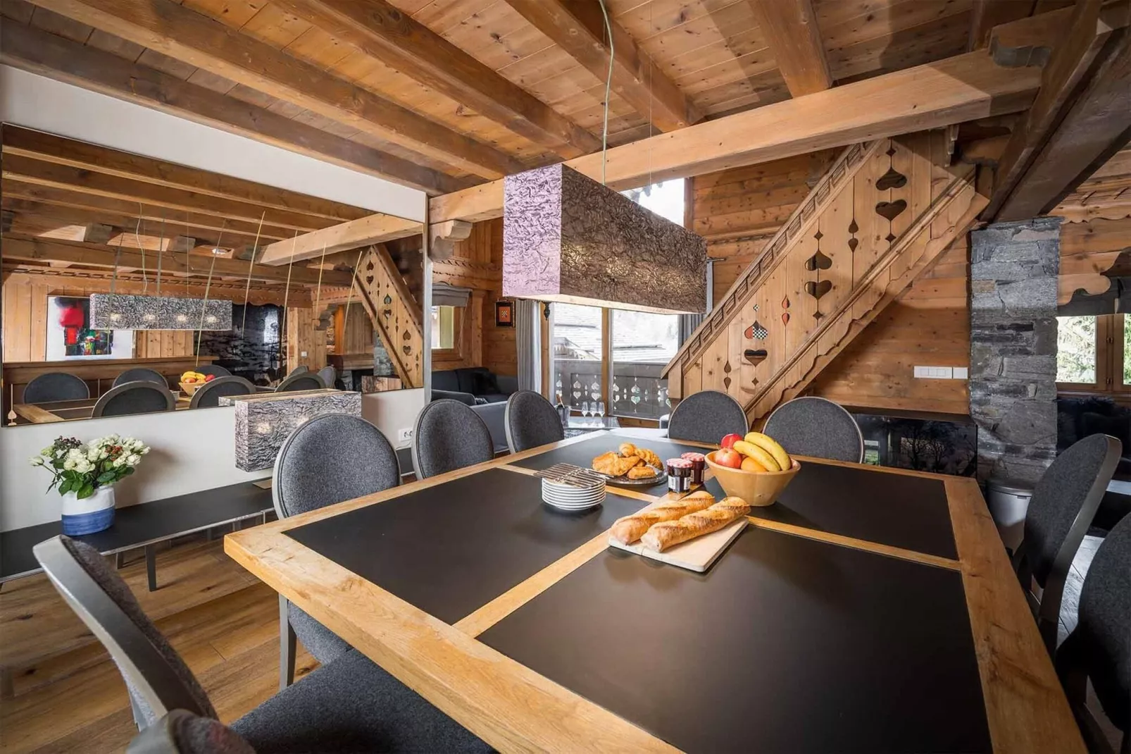 Chalet Mariefleur-Dining room