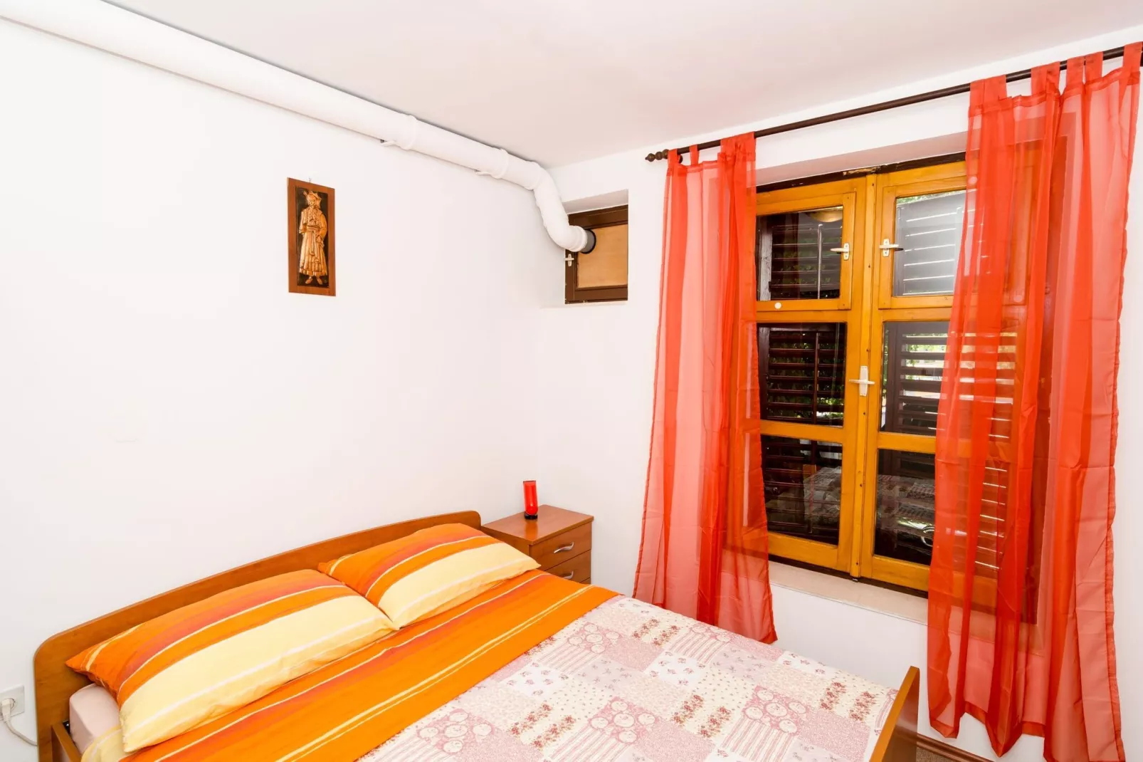 Apartment Berk - One-Bedroom Apartment with Terrace-Schlafzimmer