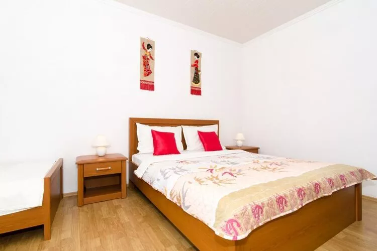 Apartments Villa Nikol - Standard Two Bedroom Apartment with Sea View (APT 1)-Schlafzimmer