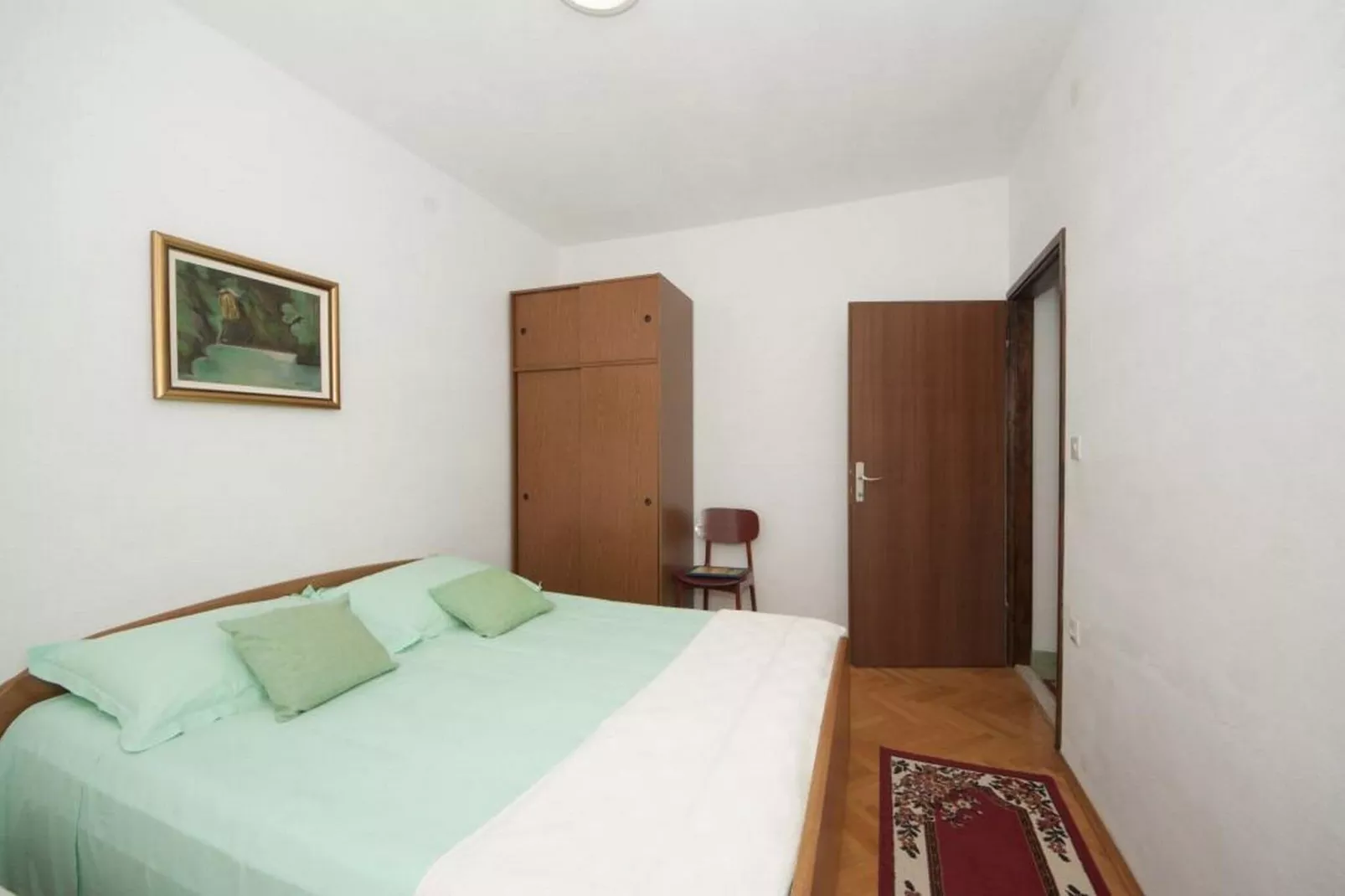 Apartments Fortuna - One Bedroom Apartment with Balcony (Green)-Chambre