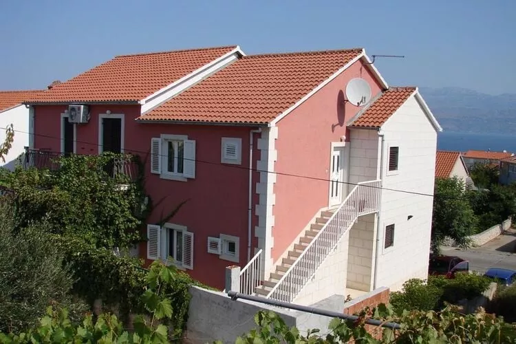 Apartments Magda - Duplex Three Bedroom Apartment with Balcony and Sea View (A1) - (ST)-Außenbereich