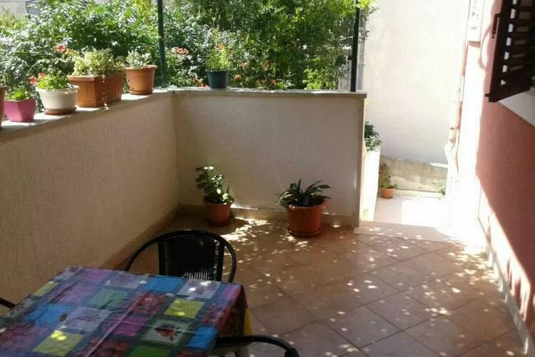Apartments Magda - Duplex Three Bedroom Apartment with Balcony and Sea View (A1) - (ST)-Terrasse