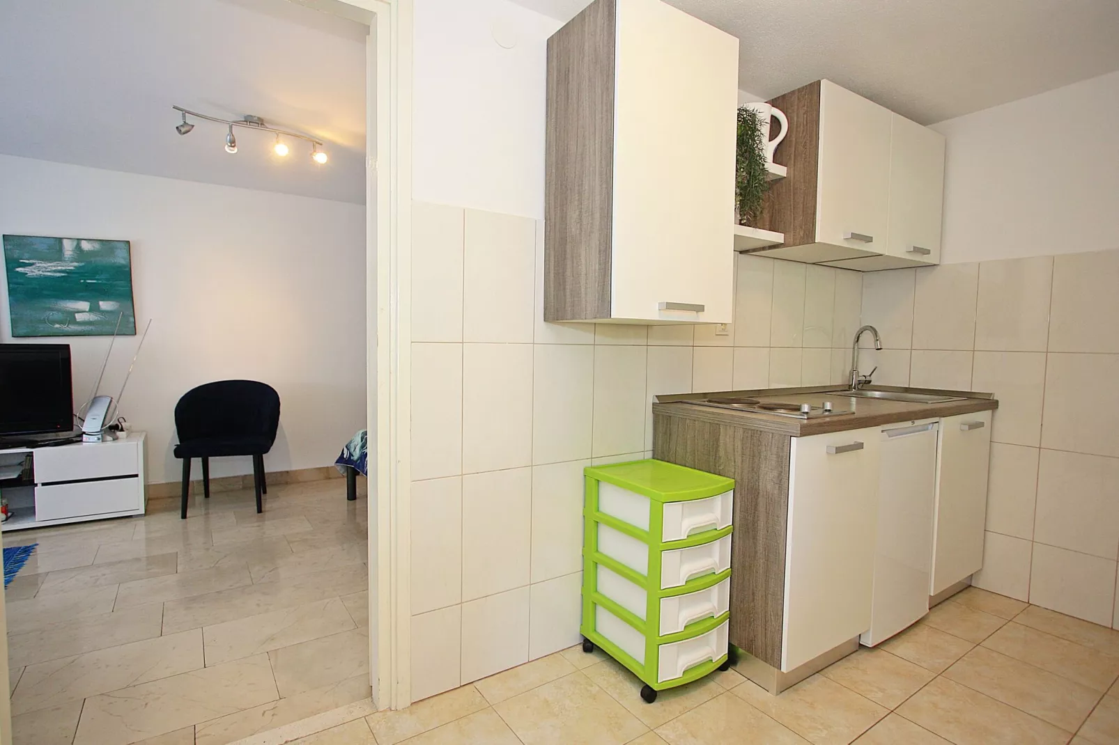 Apartment Zorica - One Bedroom Apartment with Terrace (ST)-Cuisine