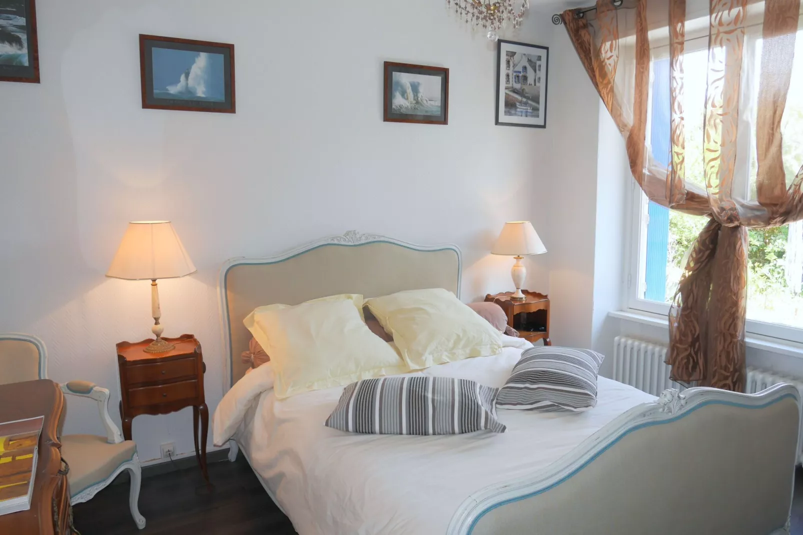 Ferienhaus mit 180° Panorama Meerblick Lampaul-Plouarzel-Bedroom