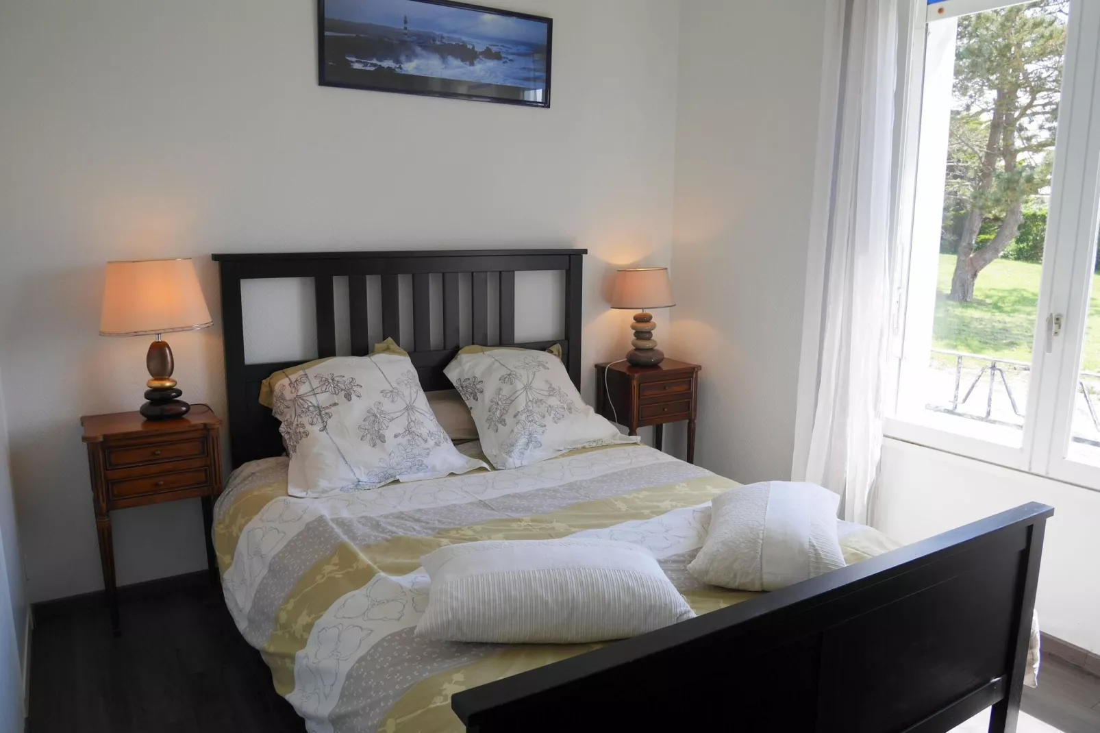 Ferienhaus mit 180° Panorama Meerblick Lampaul-Plouarzel-Bedroom