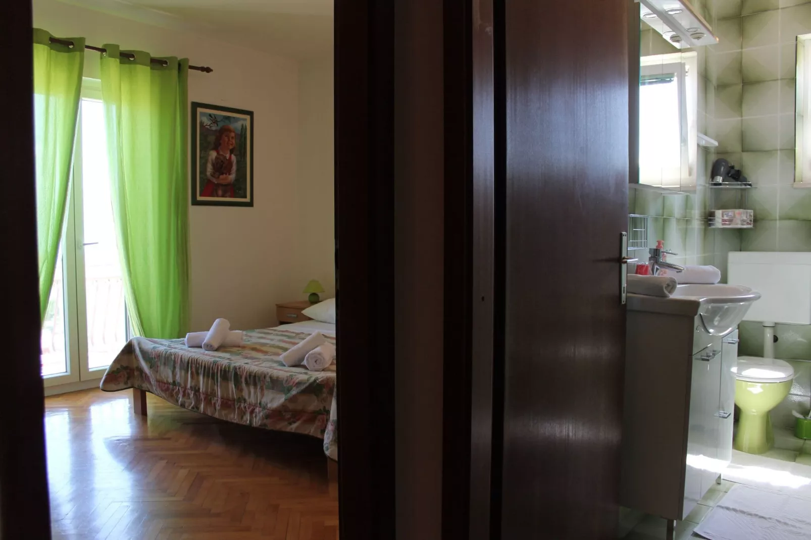 Apartments Sweet Life - Three-Bedroom Apartment with Terrace and Sea view (Renata) (ST)-Schlafzimmer
