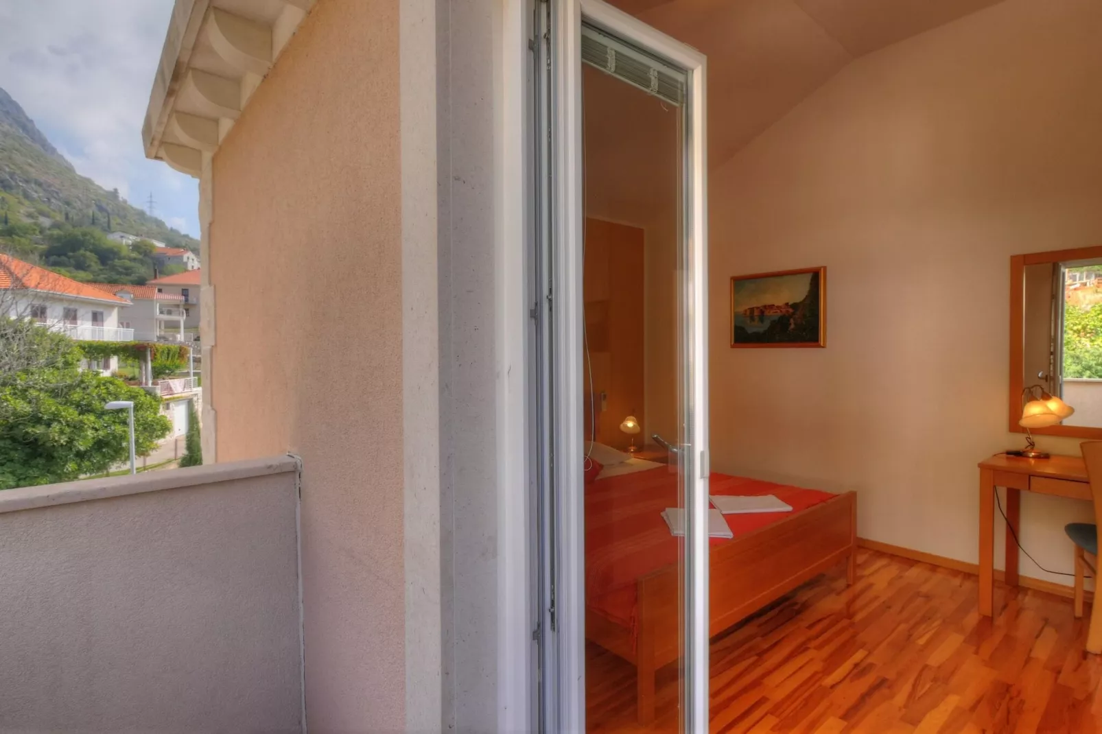 Apartment Villa Molina - One-Bedroom Apartment with Terrace and Sea View-Bedroom